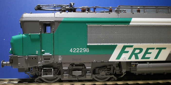 Locomotive électrique  BB 422298 Fret logo casquette ep V - 