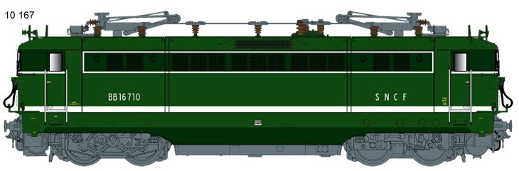 Locomotive �lectrique BB 16710   - 