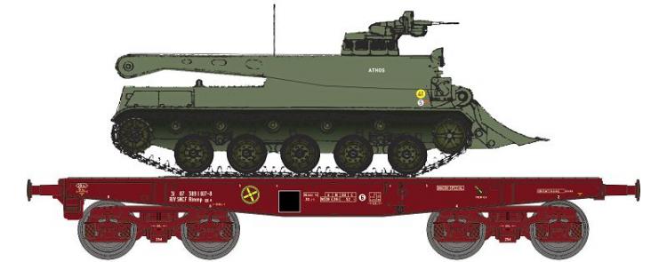 Wagon Porte-Char AMX 30D  dpanneur  ep IV - 
