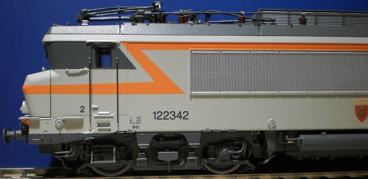 Locomotive �lectrique BB 122342 Marseille blason Carnoules logo actuel - 