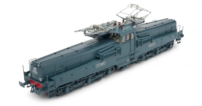 Locomotive �lectrique CC  14004  bleue  ep III - 