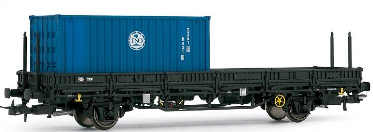 TSO  wagon plat avec 1 container - 