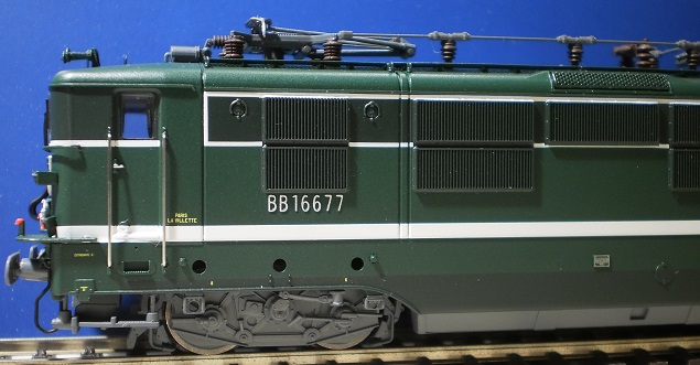 Locomotive �lectrique  16677  La Villette - 