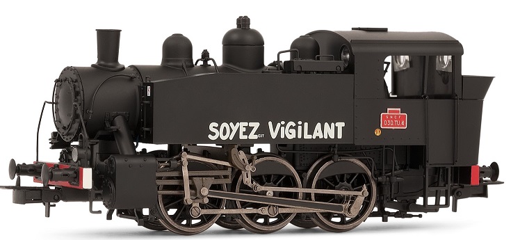Locomotive  vapeur 030 TU  4  Chaumont  SOYEZ VIGILANT - 