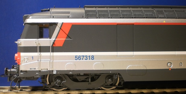 Locomotive diesel  BB 567318  Rennes  - 