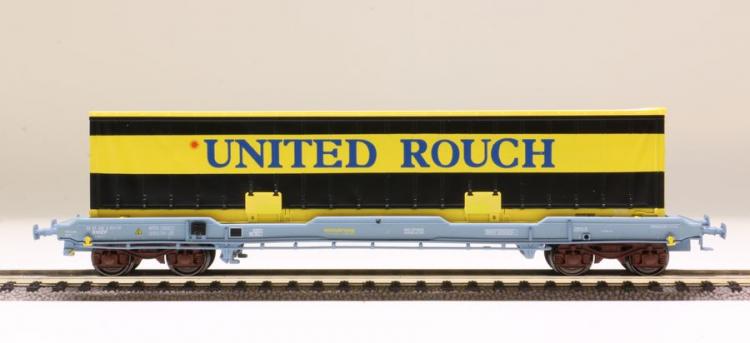 Coffret de 2 wagons KC/Canvas charg de caisses bches ROUCH &  UNITED ROUCH  ep V - 