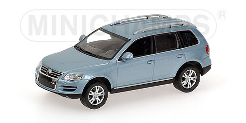 MINICHAMPS  VW    Touareg   2007  Artic Blue Silver Metallic - Voitures 1/43 eme