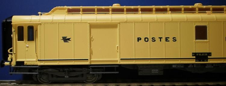 Voiture  postale jaune proto ep IV - 