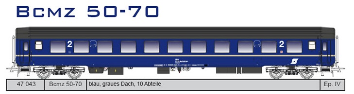 OBB  voiture Bcmz 50-70 019-4  ep IV - 