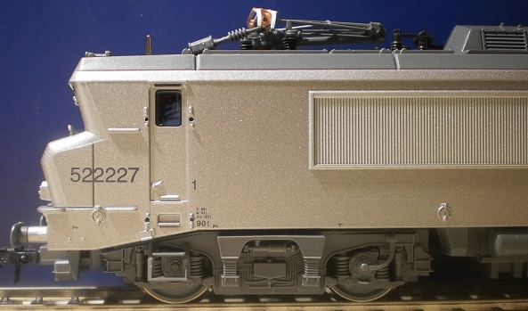 Locomotive lectrique BB 522227  Villeneuve - 
