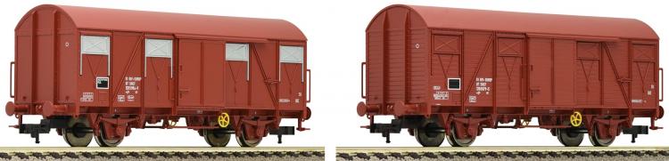 SNCF  2 wagons-couverts  ep IV - 