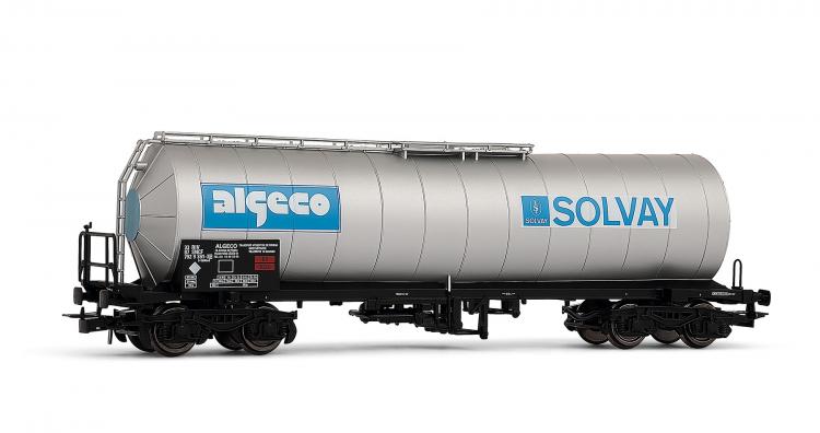 Wagon-citerne Algeco SOLVAY  ep V - 