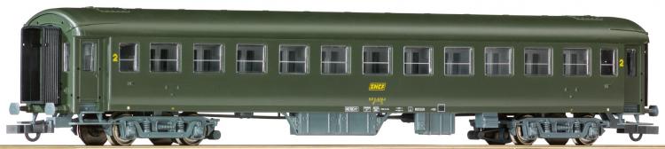 Voiture 21 46 152-4  Est 2nde classe B11 logo jaune encadr�  ep IV - 
