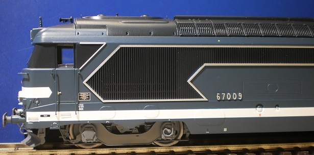 Locomotive diesel  BB 67009  Nevers - 