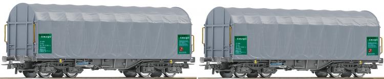 SJ   set de 2 wagons b�ch�s  Green Cargo  ep VI - 