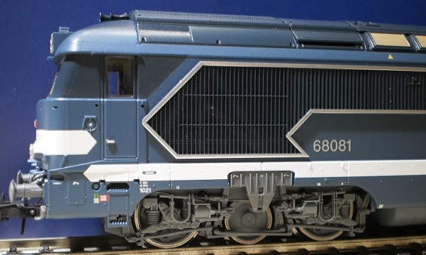 Locomotive diesel A1A A1A  68081  Chalindrey - 