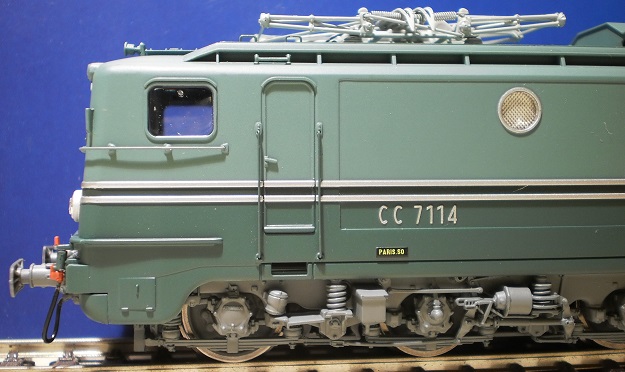 Locomotive lectrique CC 7114  Paris-SO  ep  III - 