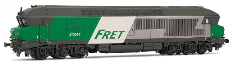 Locomotive diesel  CC 472067  FRET logo casquette ep V  avec d�codeur digital sound - 