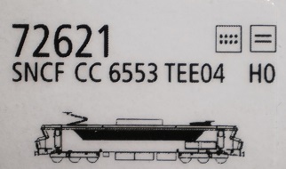 Locomotive lectrique  CC  6553   - 