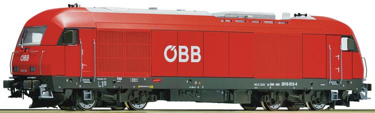 OBB locomotive diesel  2016 012-4  ep VI - Roco