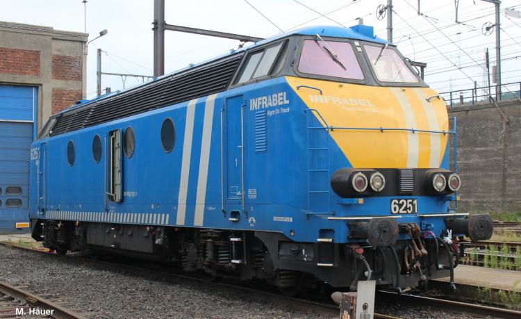 SNCB locomotive diesel INFRABEL - 