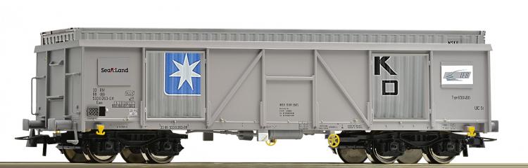 SNCB wagon tombereau avec container - 