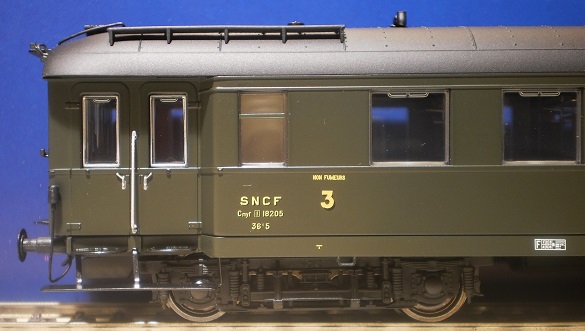 SNCF voiture Bastille Cmyf 18205 3me classe  ep IIIa - 