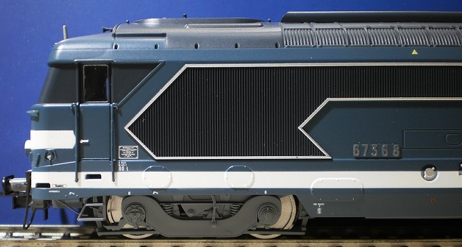 Locomotive diesel BB  67368  Chambry  - 