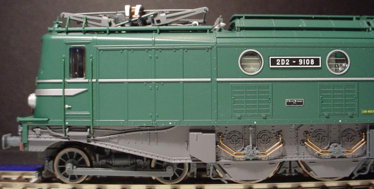 locomotive �lectrique  2D2  9108 - 