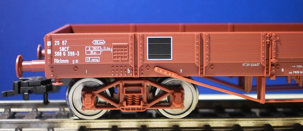 SNCF wagon plat TP � bogies ep IV - 