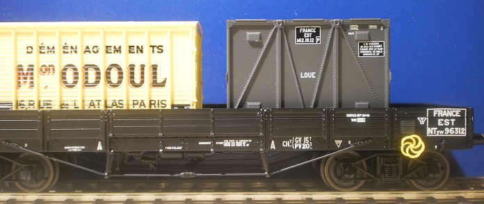 EST wagon plat 96312  TP  +  2 cadres  ep  II - 