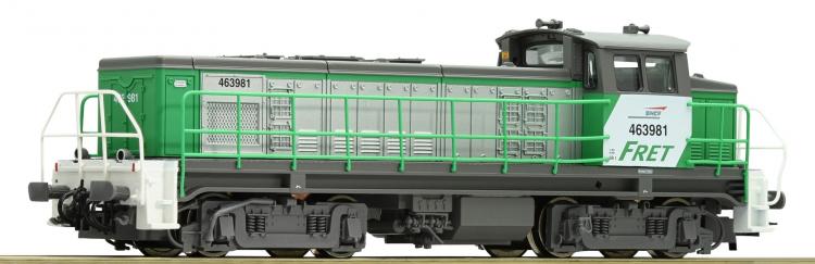 Locomotive diesel BB 463981 avec attelages  commande numrique - 