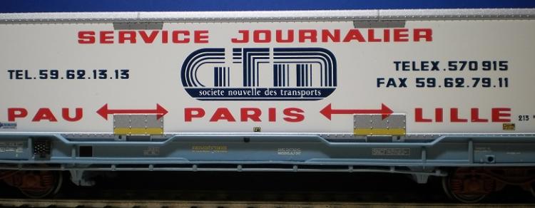 Wagon KC avec caisse mobile frigorifique GTM - 