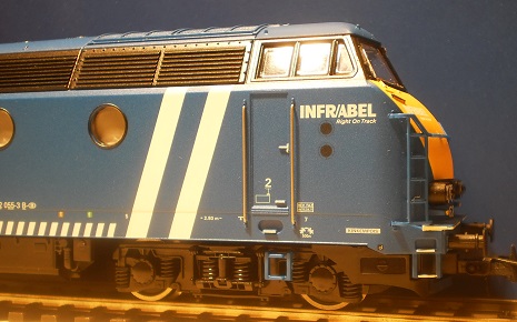 SNCB locomotive diesel  6255  INFRABEL - 