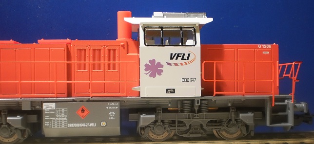 Locomotive diesel BB 61747   VFLI  ep VI - 