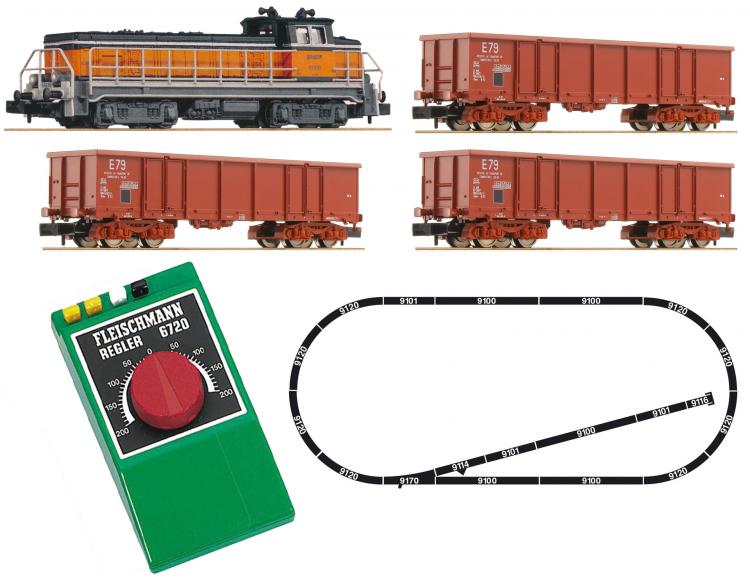 SNCF coffret de dpart analogique avec BB 63160 + 3 wagons - 