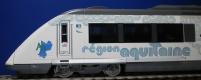 Rame automotrice diesel 2 �l�ments  72605/606   Aquitaine ep VI