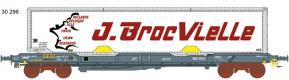 Wagon KM avec une caisse mobile BROCVIELLE  ep V