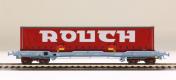 Coffret de 2 wagons KC/Canvas charg� de caisses b�ch�es ROUCH &  UNITED ROUCH  ep V