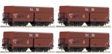 DB set de 4 wagons  dchargement automatique ep III