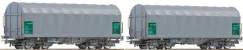 SJ   set de 2 wagons b�ch�s  Green Cargo  ep VI