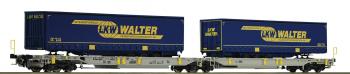 AAE wagon articul� charg� de 2 remorques � 3 essieux  LKW  WALTER