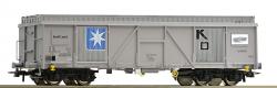 SNCB wagon tombereau avec container