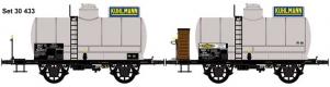 Coffret de 2 wagons-citernes OCEM  Kuhlmann  ep  III