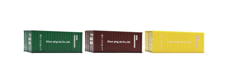 3 containers - Roco-accessoires