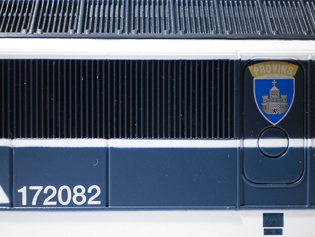 Locomotive diesel  CC 172082  blason Provins  logo casquette ep V - 