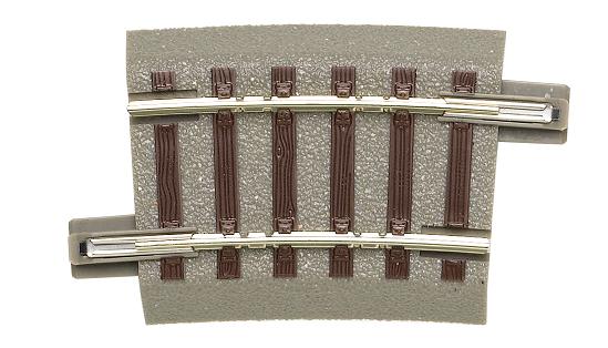 GeoLine rail courbe R2  rayon 358 mm  7.50  - Roco-accessoires