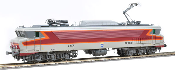 Locomotive lectrique CC 6519  blason Angoulme  plaques Etendard - 