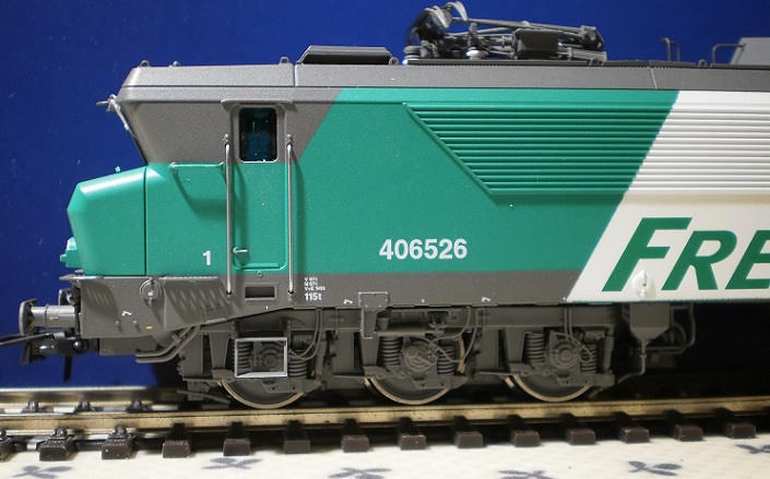 Locomotive lectrique  CC  406526  FRET  blason Choisy-le-Roy  logo casquette - 