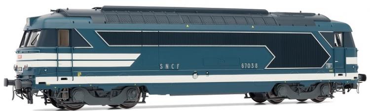 Locomotive diesel BB 67038  ep IV - 